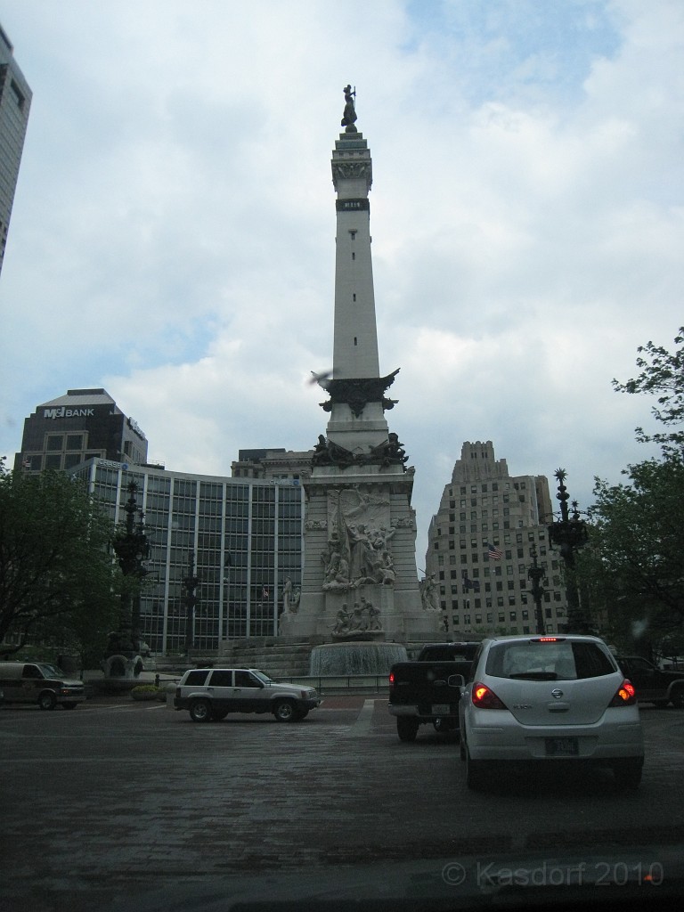 Indy Mini-Marathon 2010 035.jpg - The Indy MIni-Marathon is a half marathon which features a lap around the famed Indianapolis Motor Speedway. I ran the race held on May 8, 2010 which was a windy and cool day.
